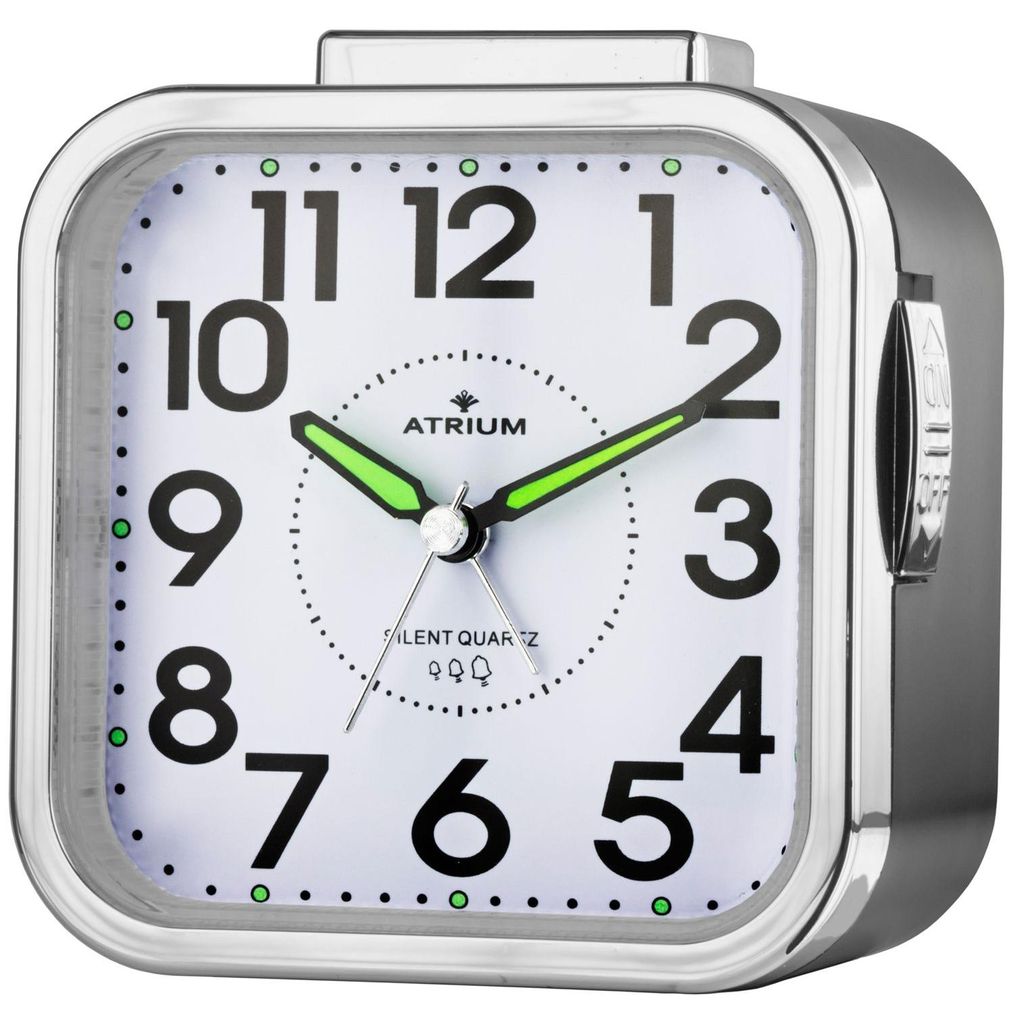 ATRIUM Wecker Analog Quarz Seniorenwecker silber A530-19 o. Produktbild 