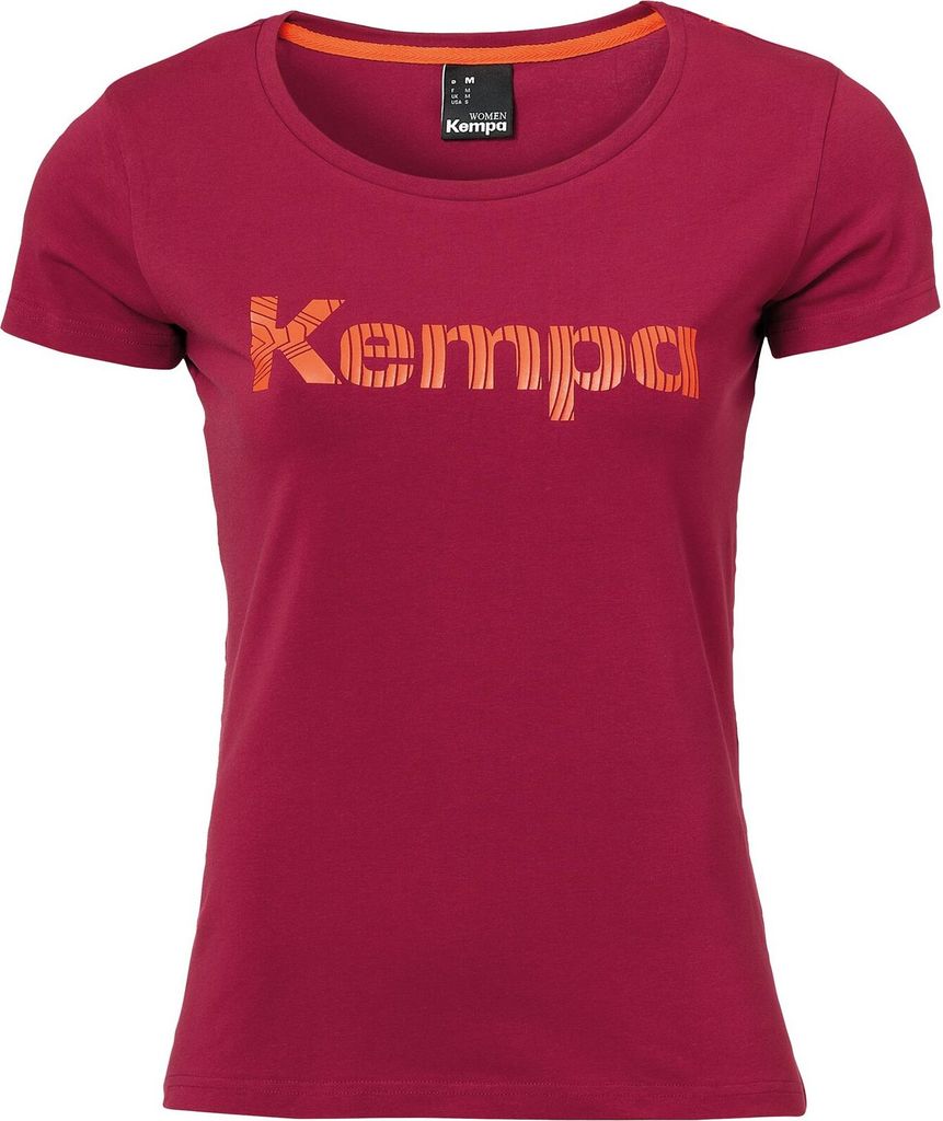 Kempa GRAPHIC T-SHIRT WOMEN XS rot