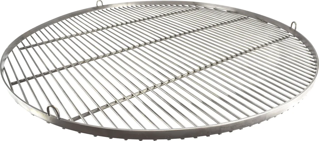 Grille barbecue ronde 90cm en inox haut de gamme fabrication artisanale