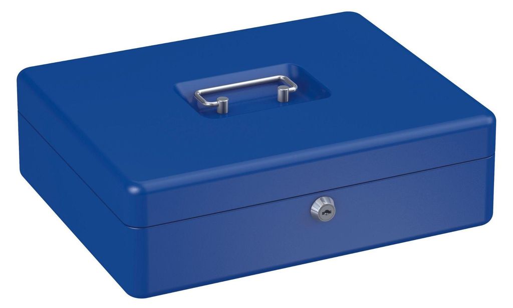 BASI - Geldkassette - GK 10 - Blau - H90xB300xT240mm