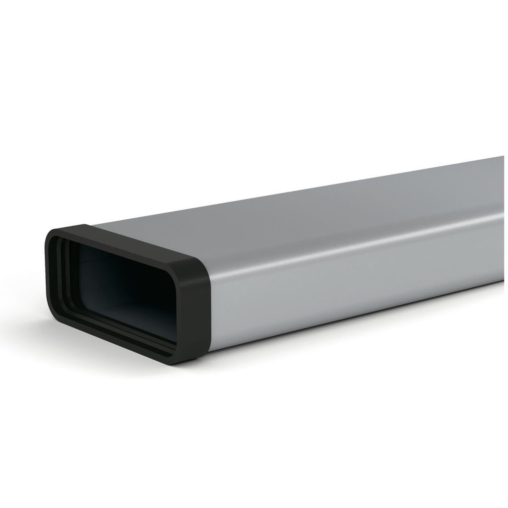 NABER SF-VRO 150 / Flachkanalrohr / Länge: 1 m / verzinktem Stahlblech / 150er Flachkanal (4061003)