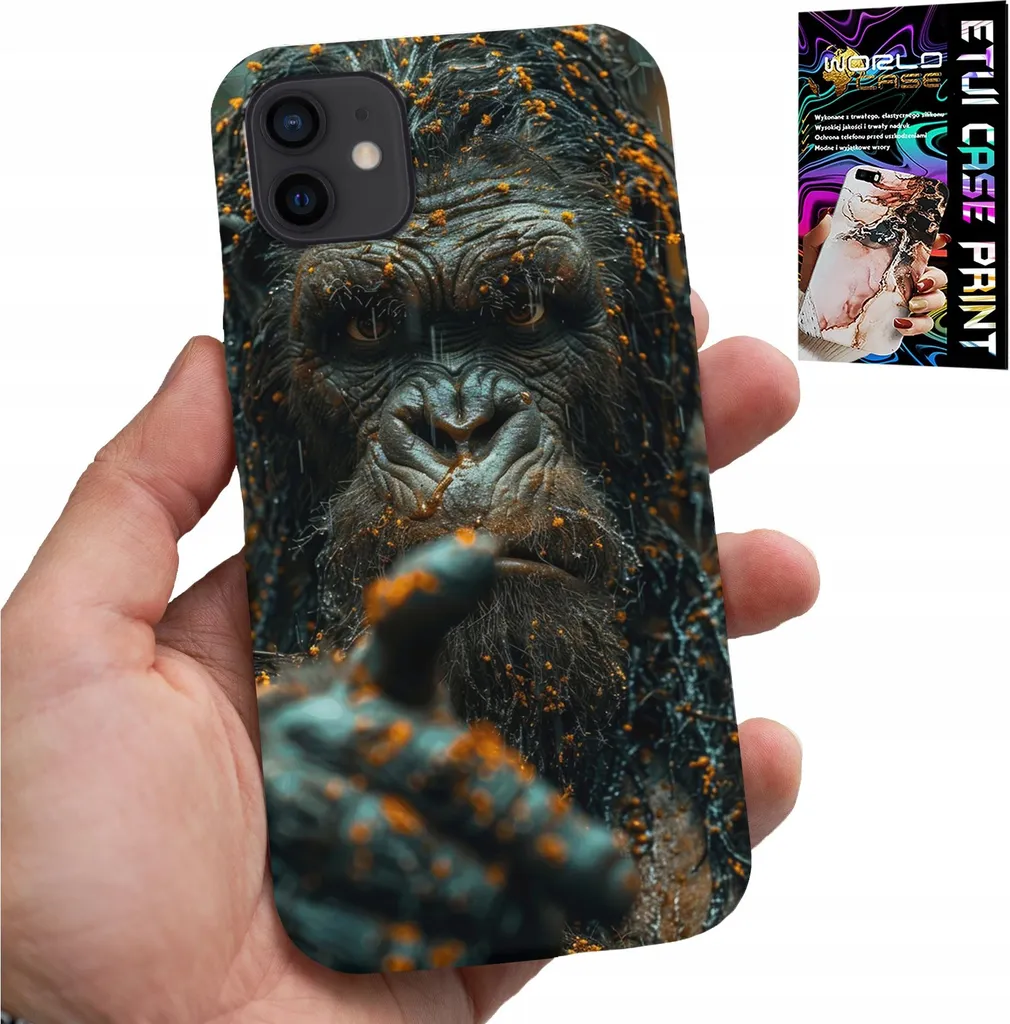 Cover iPhone 11 Gorilla e Animali + Vetro: Look Urban e Protezione Top