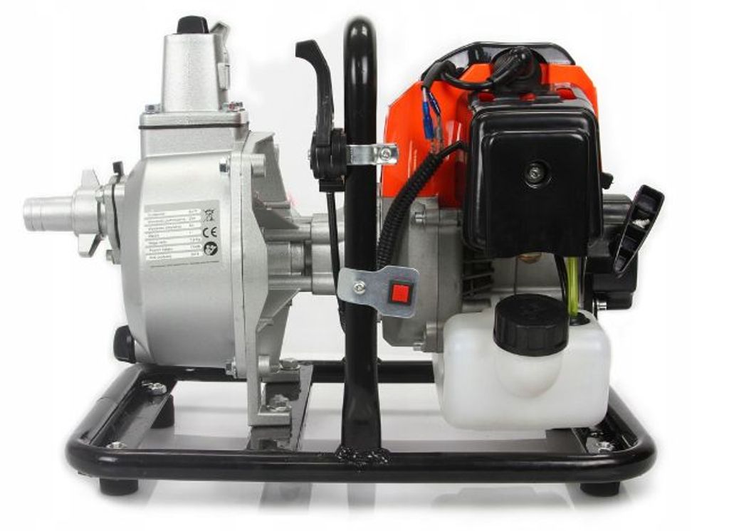 Benzin Wasserpumpe 1''  5,2 PS Gartenpumpe 2-Takt Produktbild 16