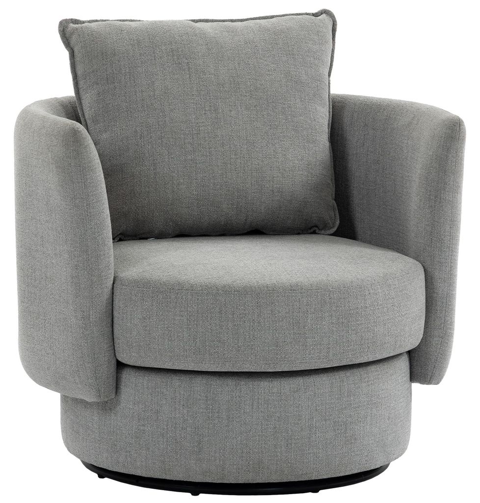 HOMCOM Sessel Wohnzimmer 360° drehbar Loungesessel Produktbild 