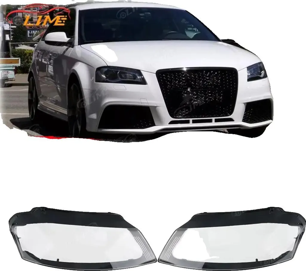 Lente Faro Anteriore Audi A3 S3 RS3 8P | Policarbonato Trasparente