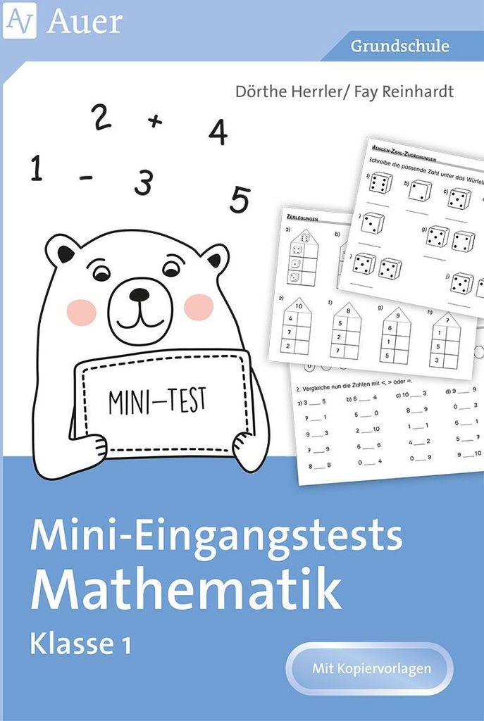 Mini-Eingangstests Mathematik - Klasse 1