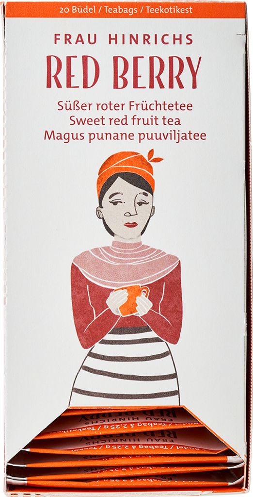 Schlürf - Büdel - Frau Hinrichs Red Berry