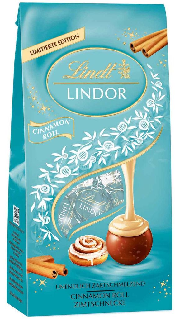 Lindor, czekolada mleczna z nadzieniem cynamonowym, 100g Zdjęcie produktu 