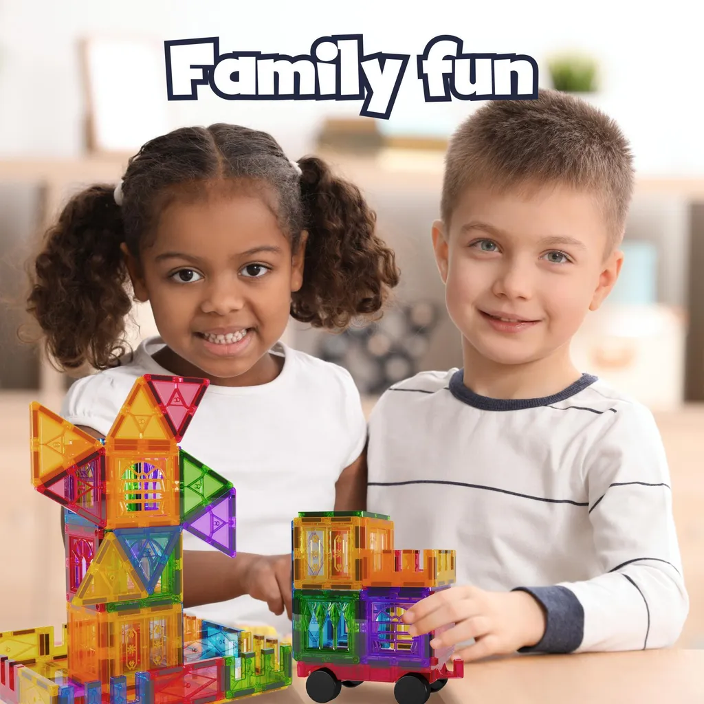 Jouet magnétique enfant - 100 pièces - Blocs construction STEM
