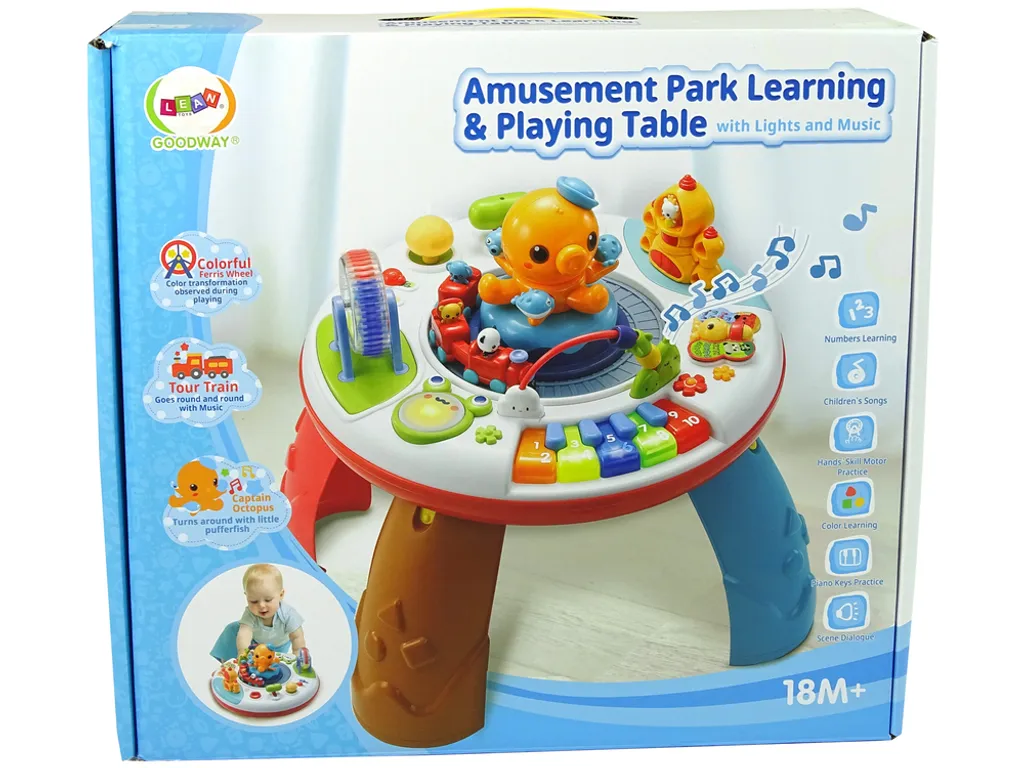 Stimulez l'Éveil de Bébé avec la Table Octopus Pianinko Interactive
