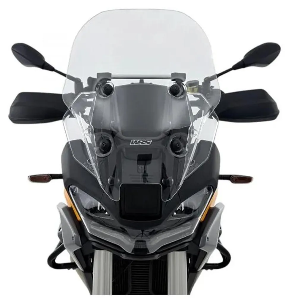 Pare-brise Moto Argent Anti-remous WRS Caponord Stelvio 1000 Radar