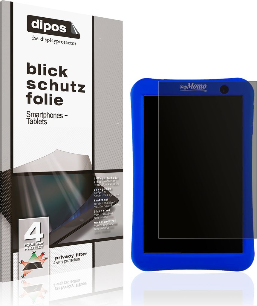 Blickschutzfolie für SoyMomo Tablet Pro matt Schutzfolie Folie Display Schutz dipos