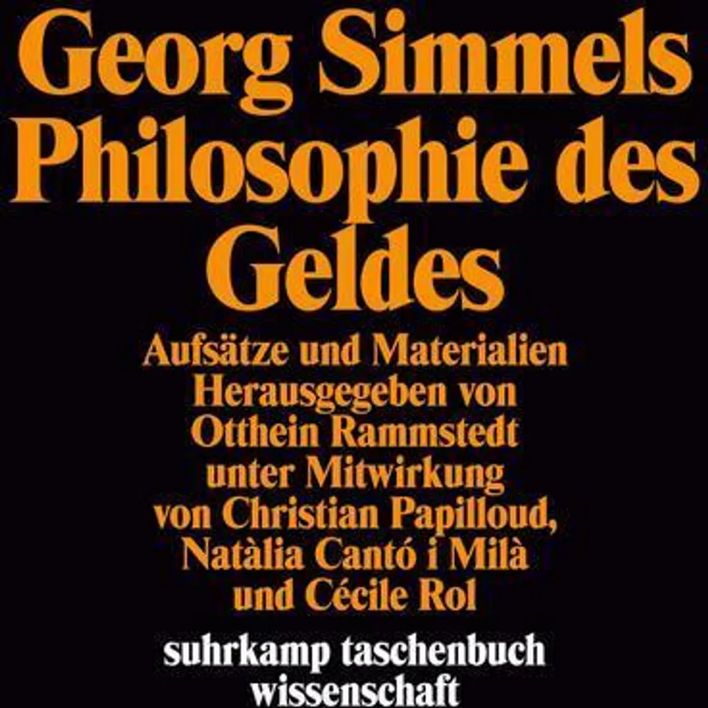 Philosophie de l'argent Simmel : Texte intégral avec notes de bas de page
