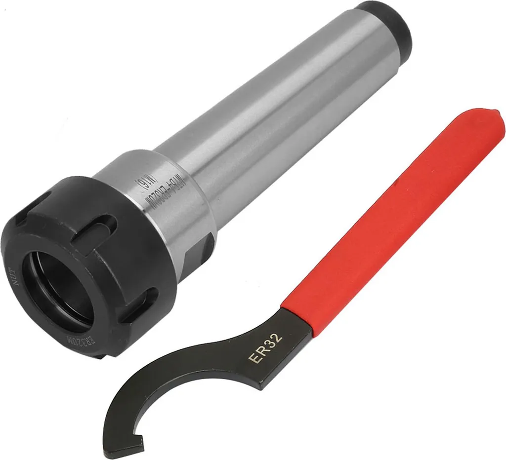 Mandrin de Serrage MT4 ER32 Haute Rigidité en Acier au Carbone M16 Clé