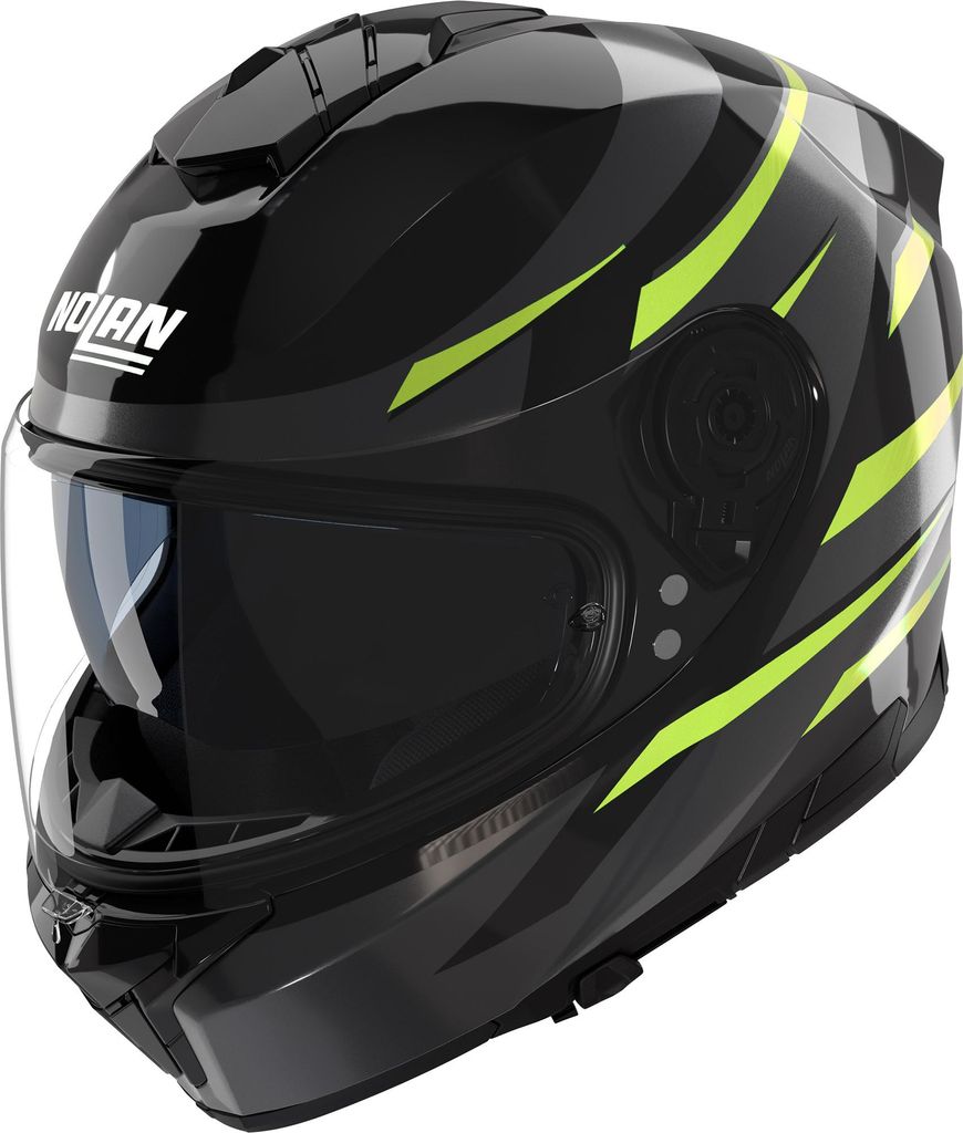 Nolan N80-8 Fervo Helm, schwarz/grün, XS (55)