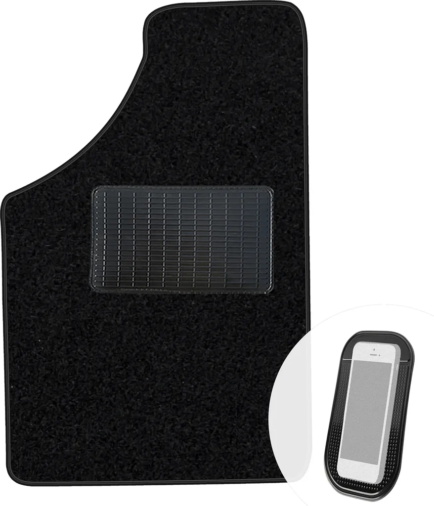 Tappetino Auto Opel Corsa A 82-93 - Velluto Premium Nero moto-MOLTICO