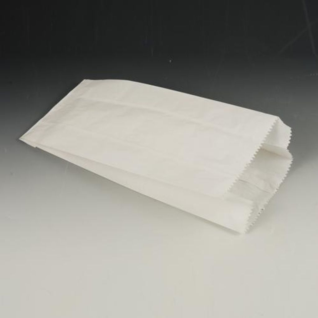 1000 papieren vouwzakken, cellulose, met draad, 2 kg, Productafbeelding 