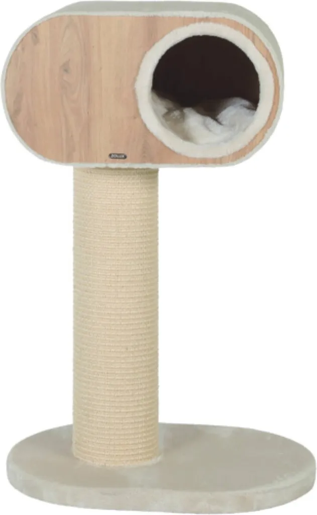 Griffoir pour Chat ZOLUX Wonderful Beige en Sisal et Peluche 92x60 cm
