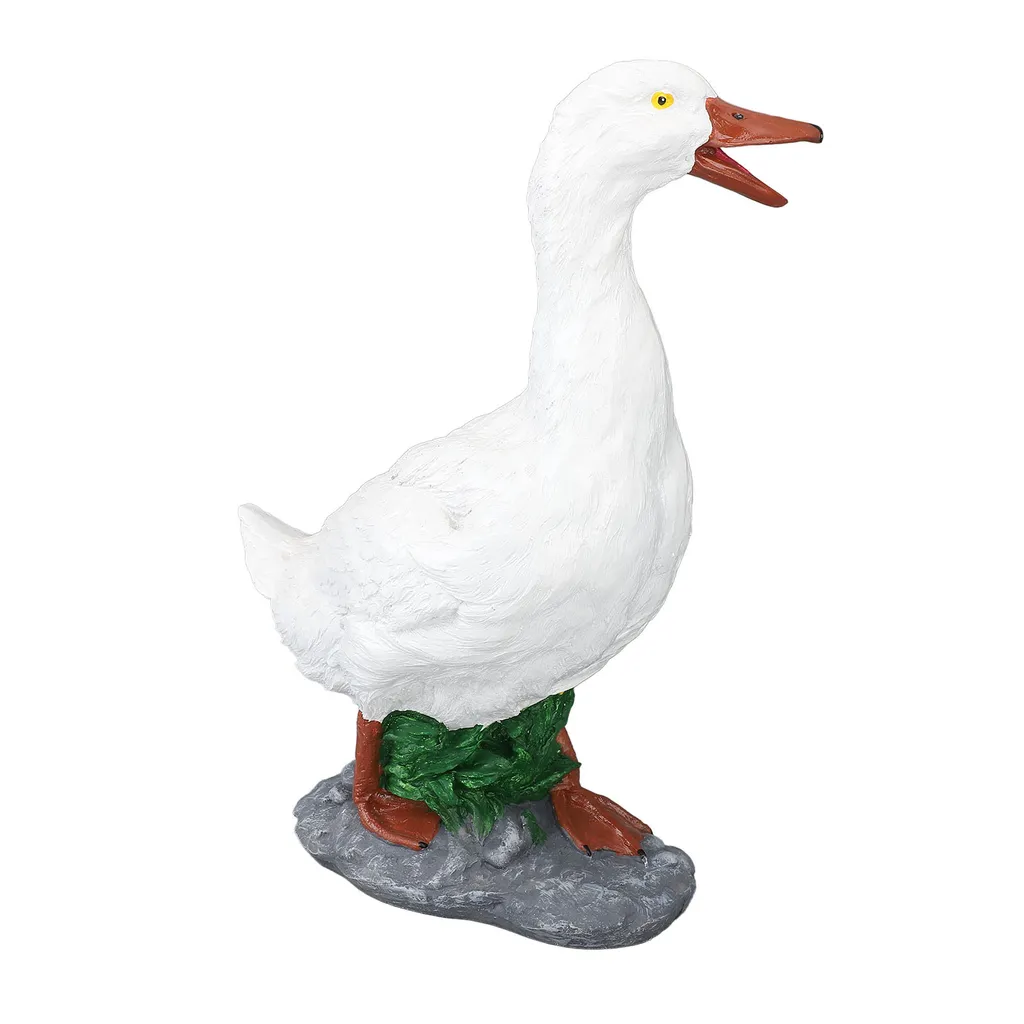 Décoration de statue de canard incassable pour jardin avec animaux