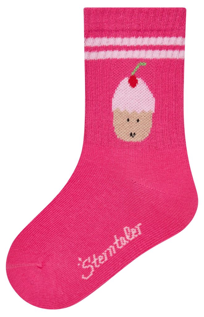 Sterntaler Muffin lange Socken mit Rippenmuster, handgekettelte Fußspitze, atmungsaktiv