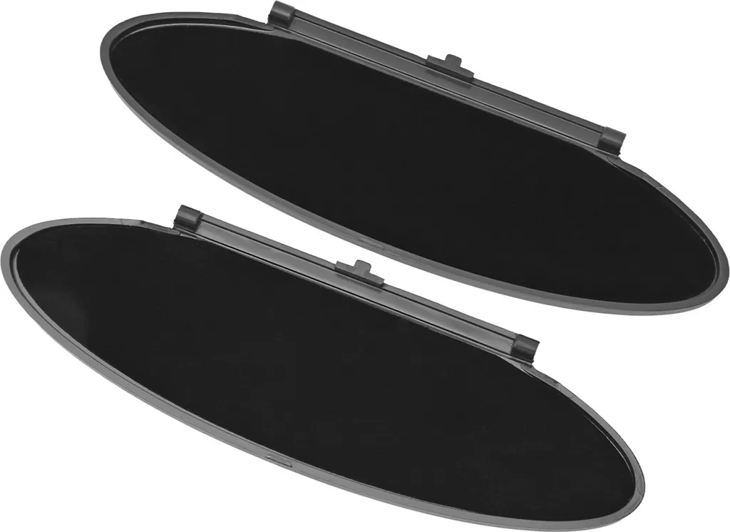 Copertura dello specchio dell'aletta parasole dell'ABS, copertura dello specchio dell'aletta parasole, copertura dello specchio dell'aletta parasole dell'automobile, copertura nera dello specchio dell'aletta parasole, copertura del coperchio dell'aletta parasole, copertura dello specchio di vanità dell'aletta parasole