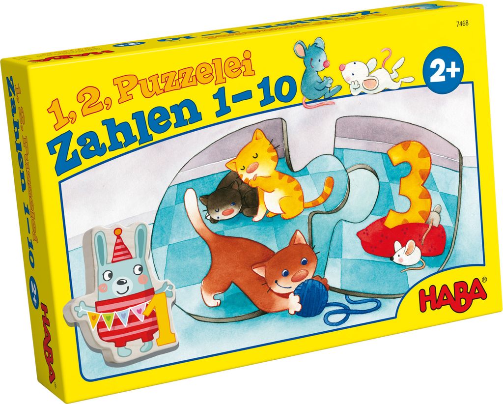 HABA® - 1, 2, Puzzelei - Zahlen 1-10 Produktbild 