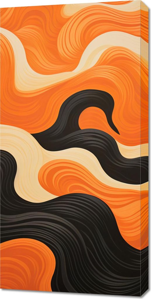 Bild 50x100cm Tag trifft Nacht
