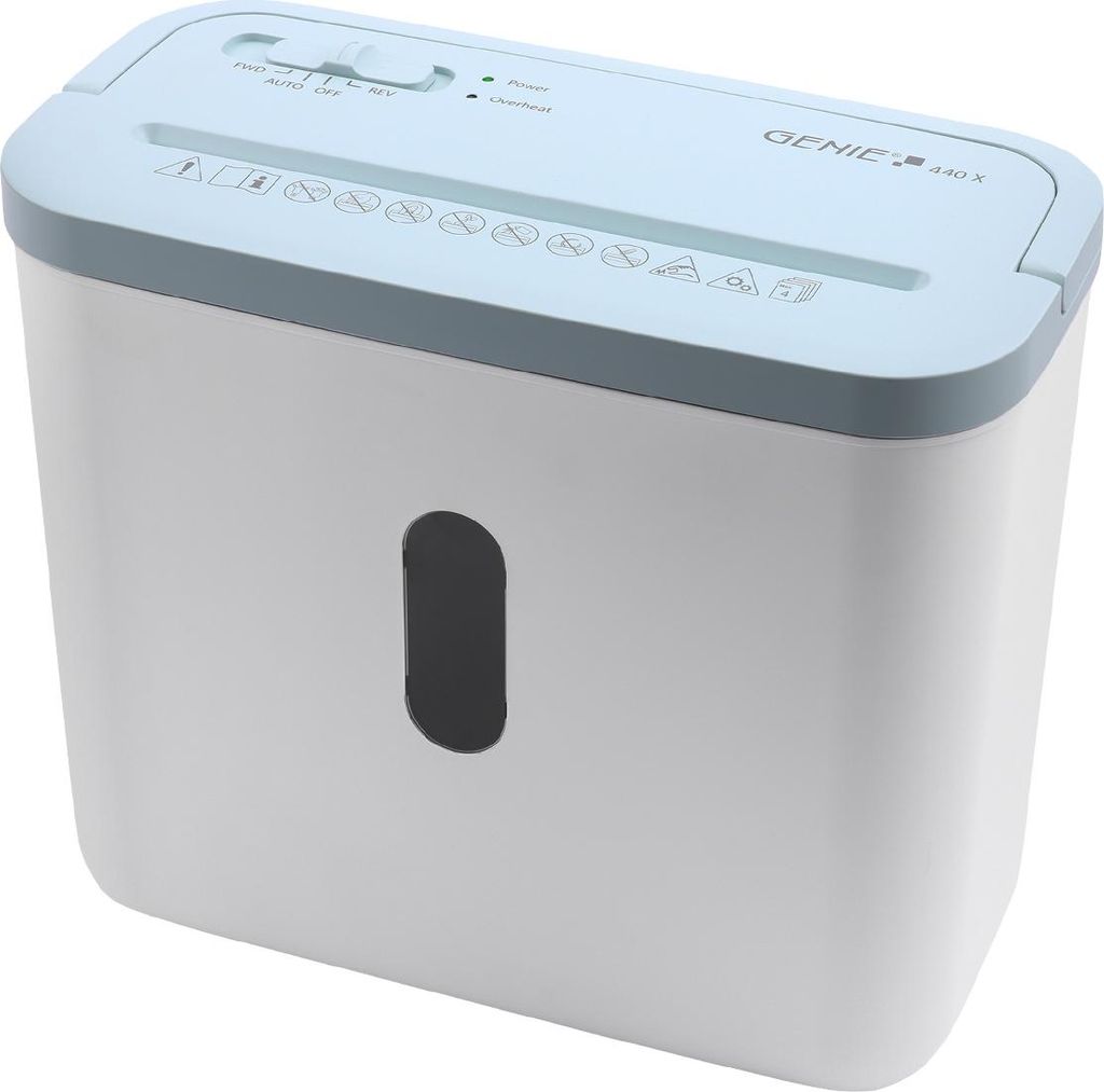 Olympia 440X Aktenvernichter mit Partikelschnitt P-4 4 x 38 mm bis 4 Blatt (12521)