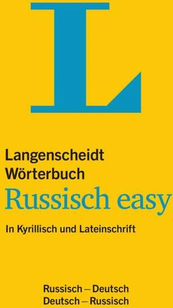 Dictionnaire Langenscheidt Russisch Easy pour apprendre le russe