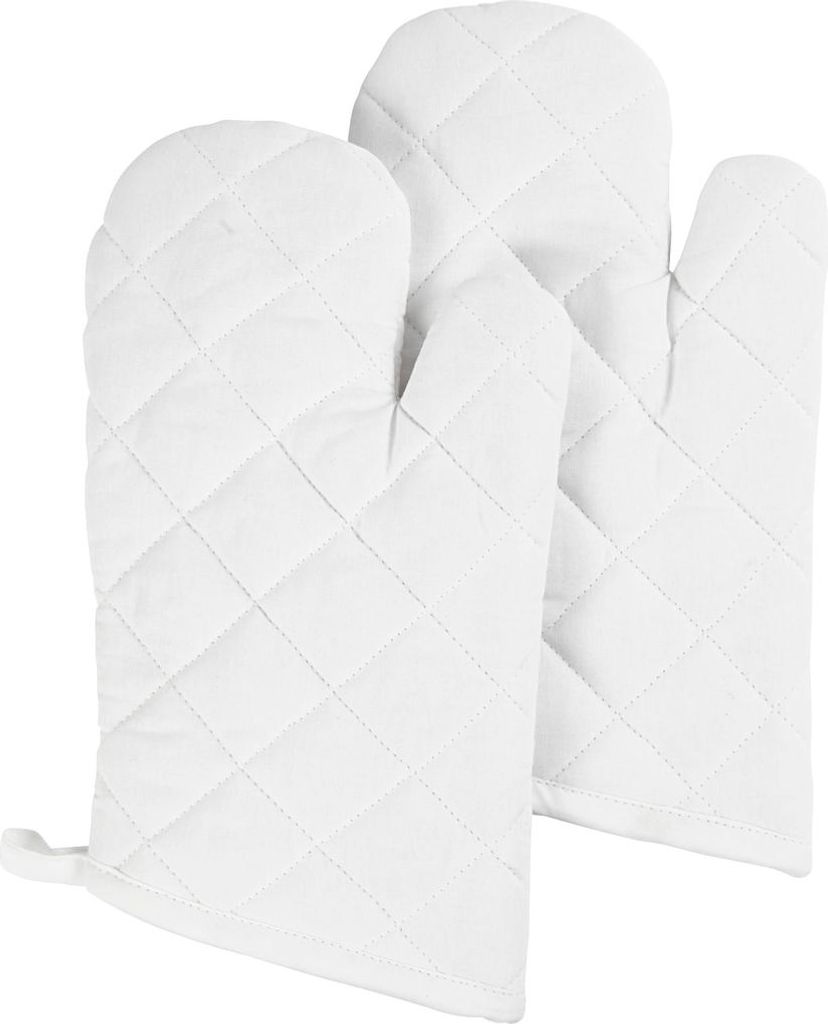 Creativ Company 444621, Küchenhandschuhe, Weiß, Baumwolle, Produktbild 