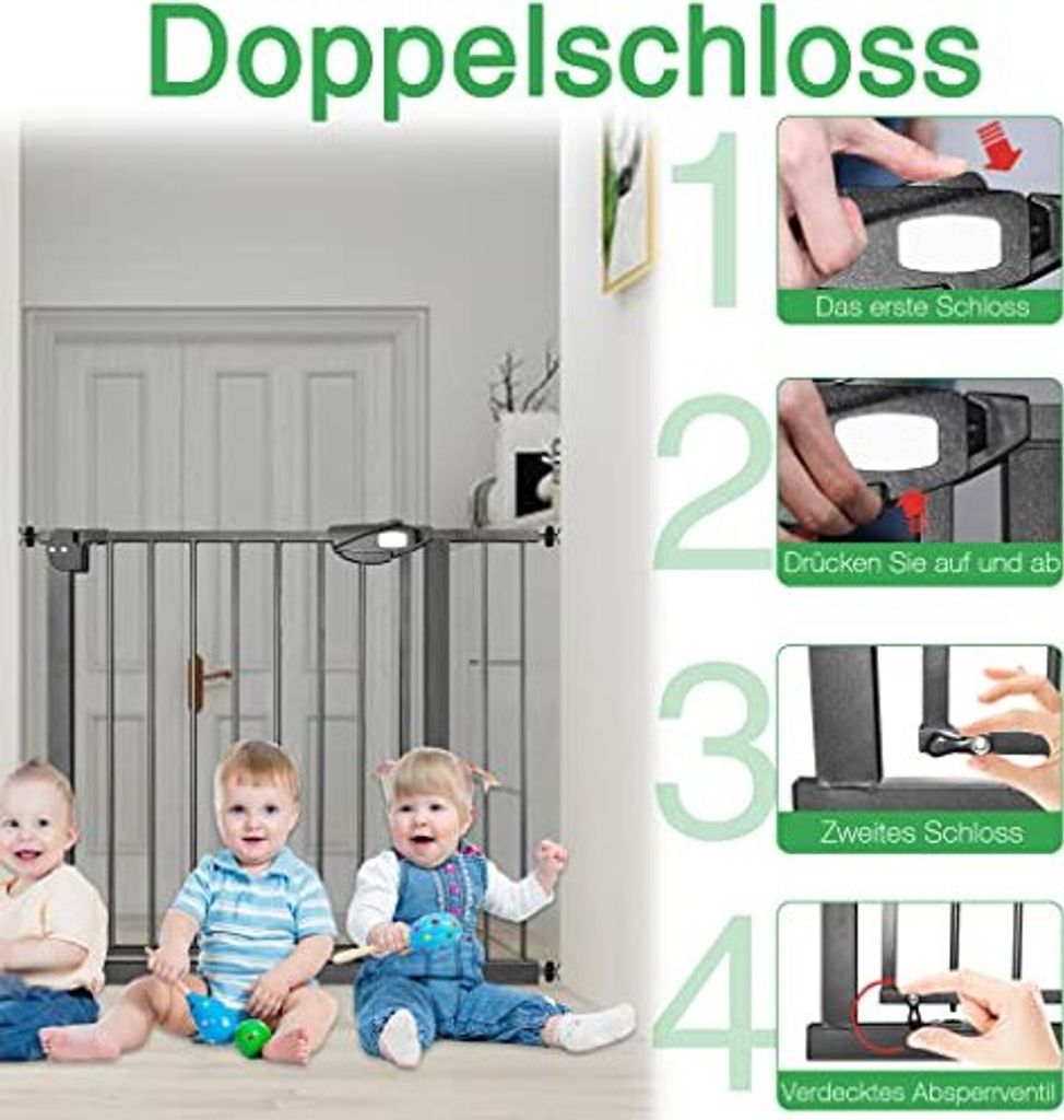 ACXIN Schodisková brána bez vŕtania, bezpečnostná brána do Obrázok produktu 4