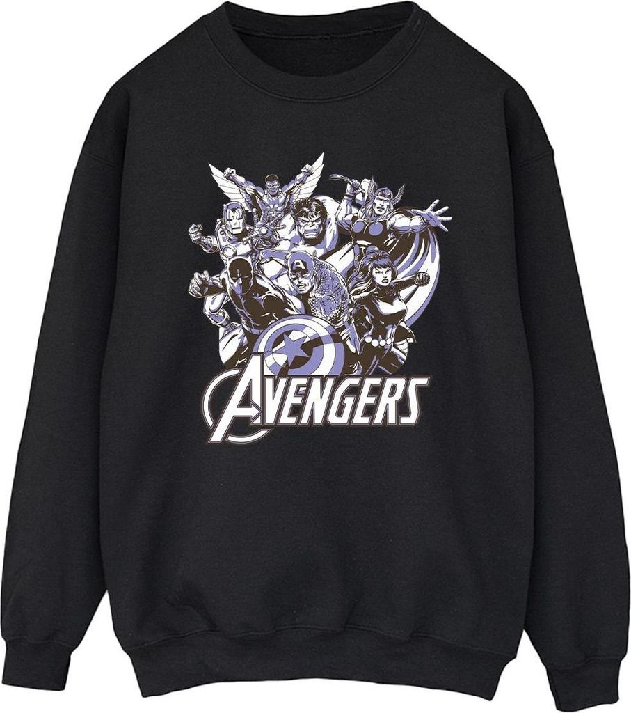 Avengers - Sweatshirt für Herren BI53230 (XL) (Schwarz)