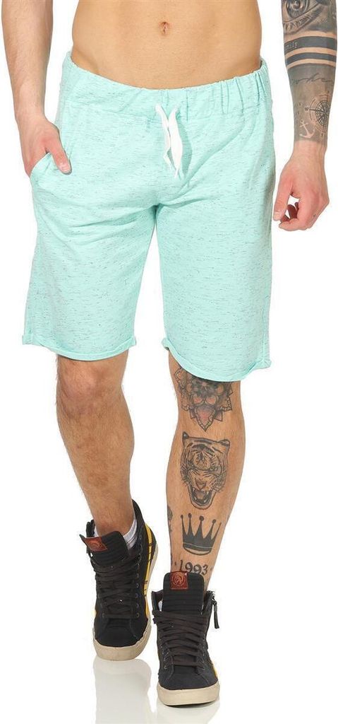 Herren Shorts Kurzehose Sport Fitness Training Freizeit Sommer Mint-Grün M