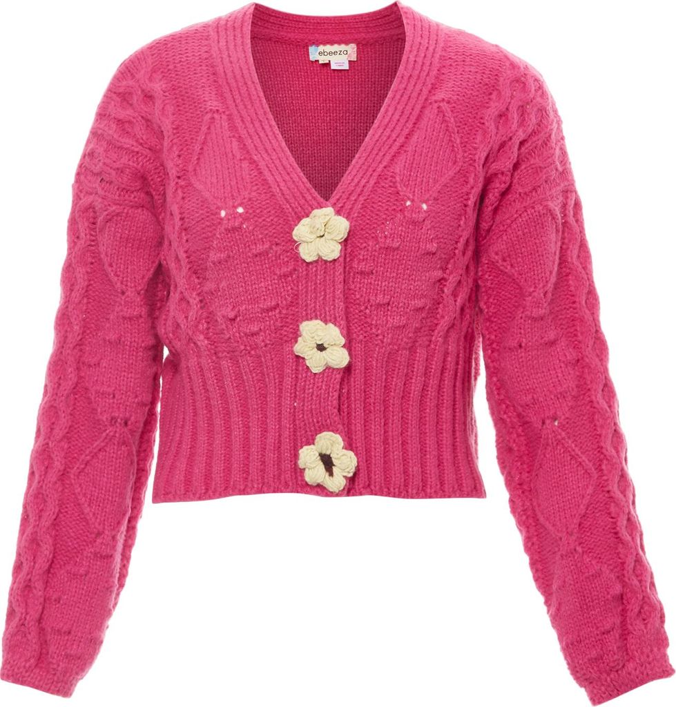 ebeeza damen pullover - rosa, XL/XXL