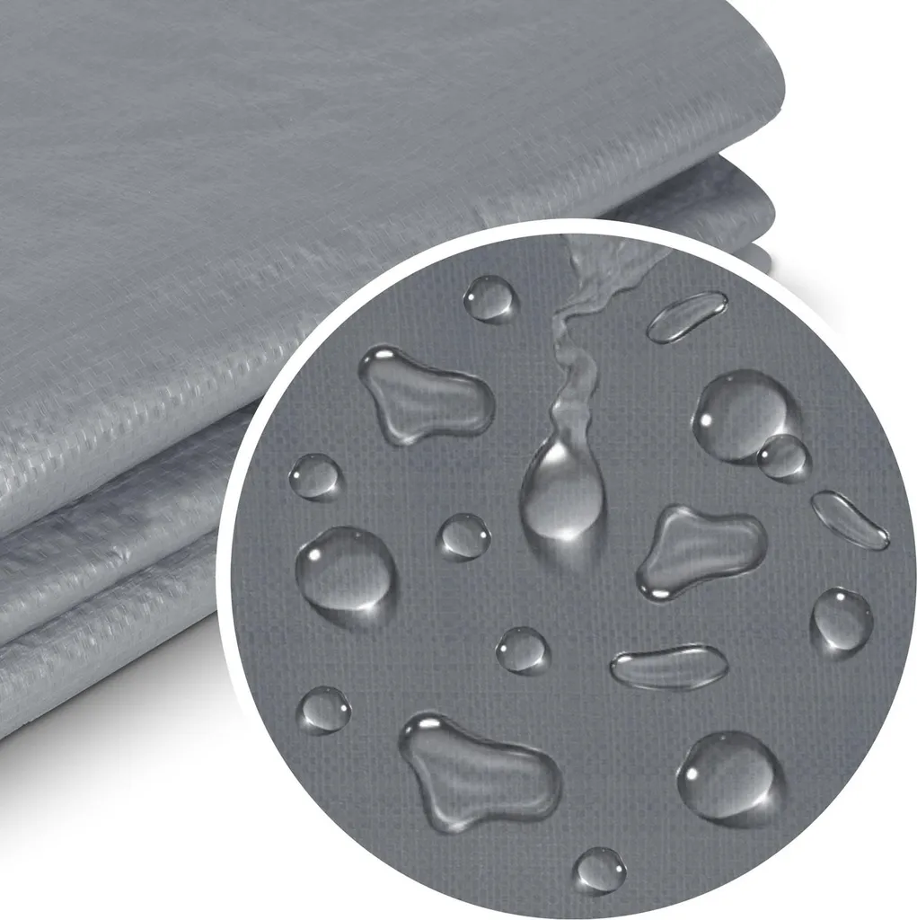 Bâche de protection Plonos PL-500 4x6m 120g/m² avec œillets renforcés