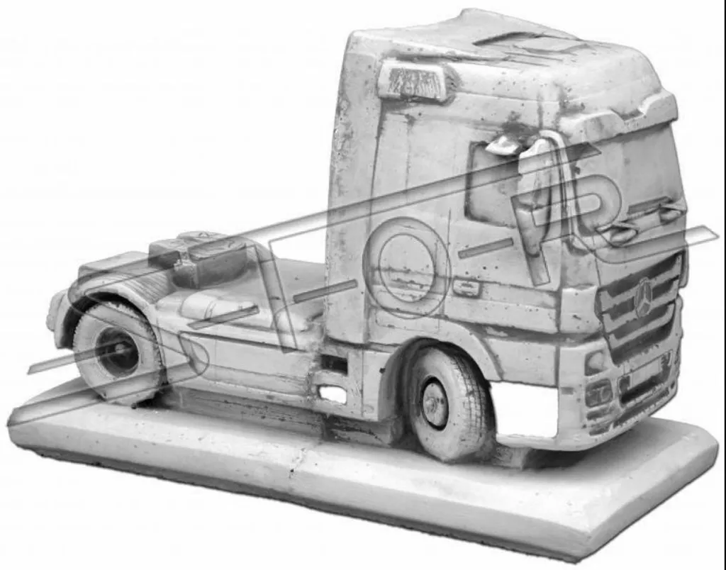 Sculpture Camion Design Moderne S110025 Figurine Finition Artistique