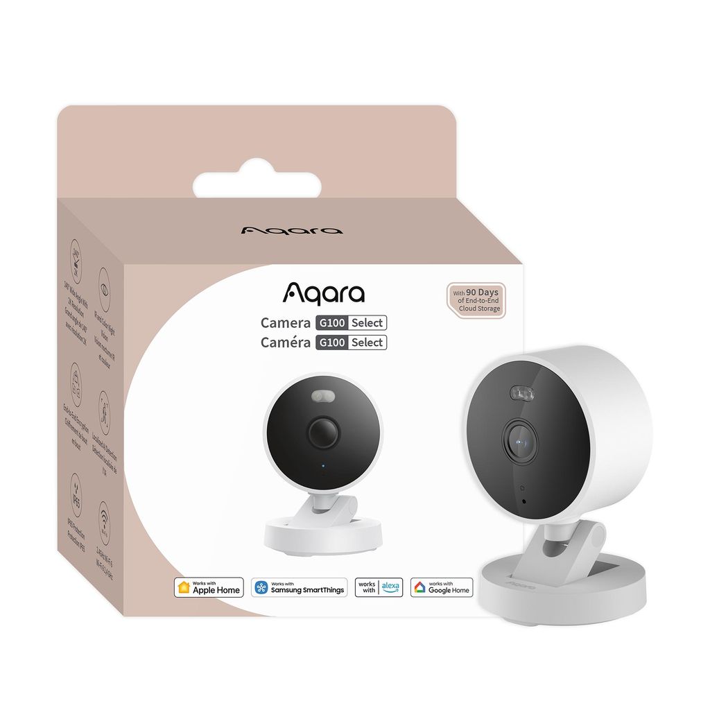 Caméra de Sécurité Aqara G100 Select 2K 3MP Bluetooth Image du produit 