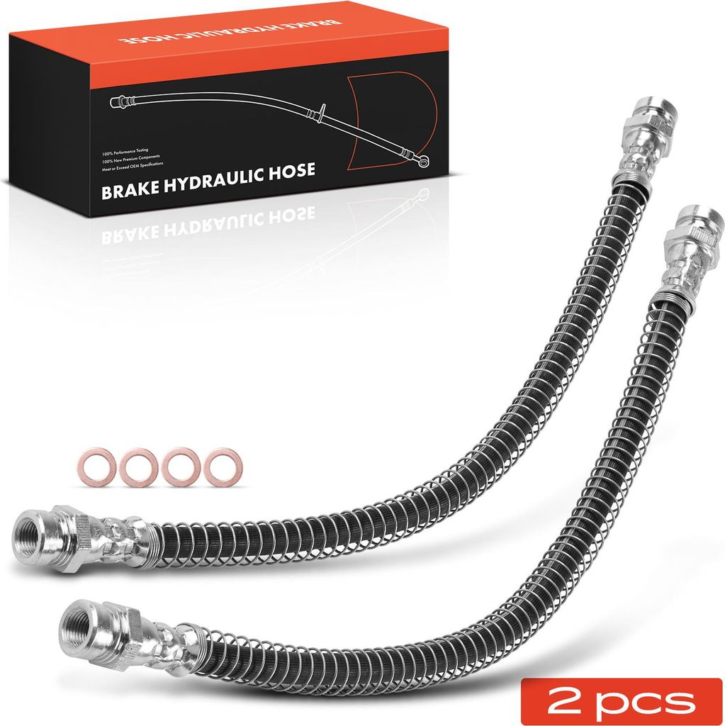 Frankberg 2x Bremsschlauch Bremsschläuche Hinten Links Rechts für KIA Sorento I JC CRDi 4WD