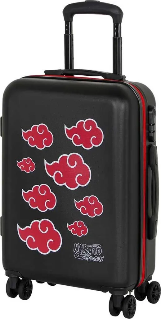 Valise Naruto Clouds Karactermania ABS 55cm - Bagage Cabine Premium Anime