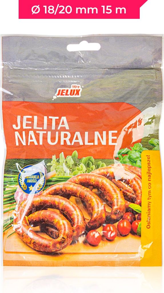 Jelita naturalne baranie 18/20, 15 + 5 mb na kabanosy, Zdjęcie produktu 