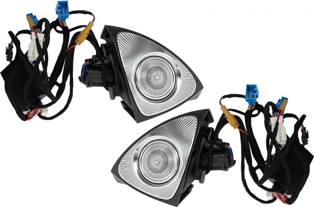 LED-Rotationshochtöner für die Vordertür, 64 Farben, für Mercedes C W205 C205 S205 14–18.