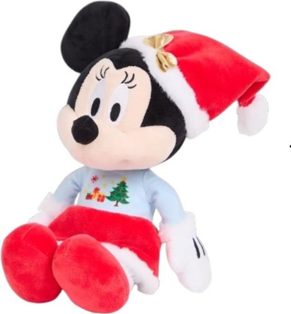 Disney Weihnachtliches Kuscheltier Plüschtiere Weihnacht Geschenk Minnie Mouse 35 cm