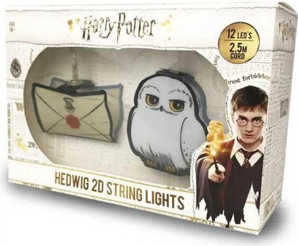 Lampe Hedwig Dorée Harry Potter avec Lettre d'Admission Groovy Style