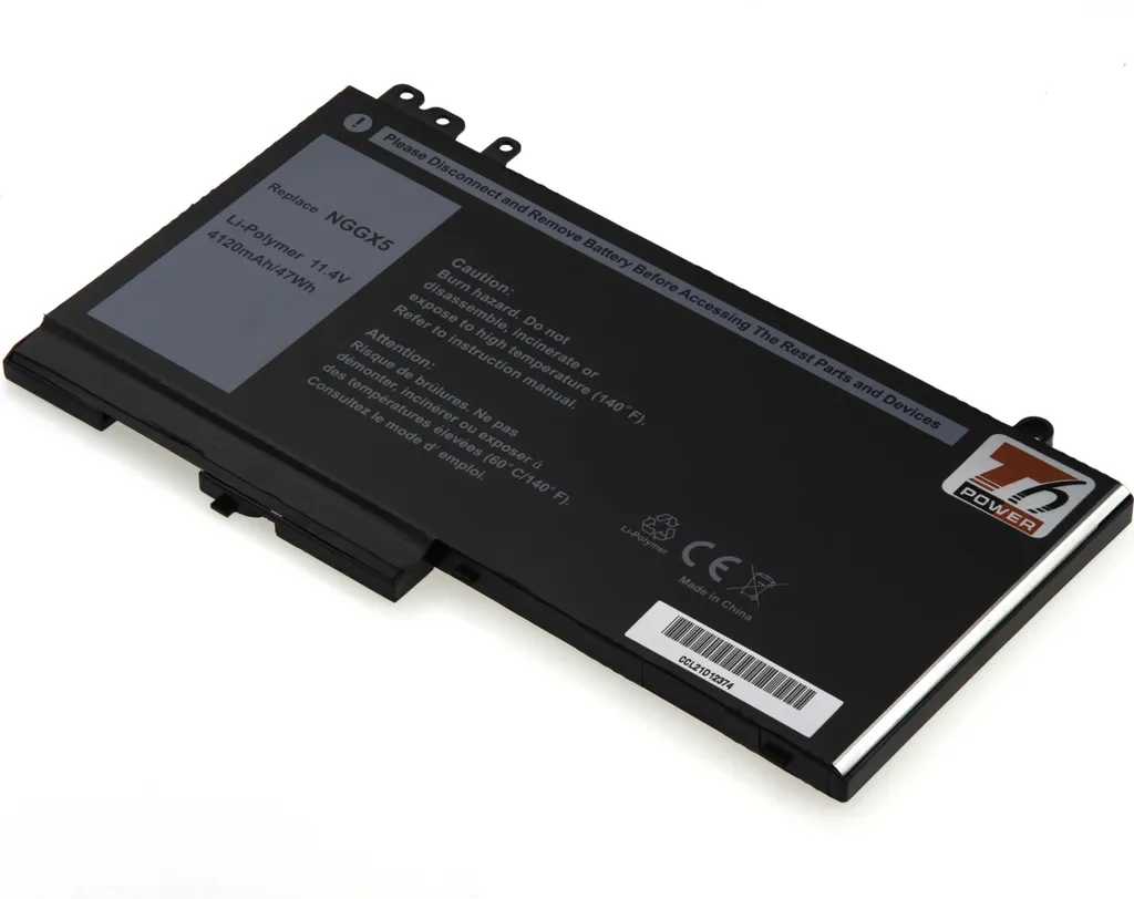 Batterie Dell Latitude 12 E5270 haute capacité 4120mAh Li-Poly