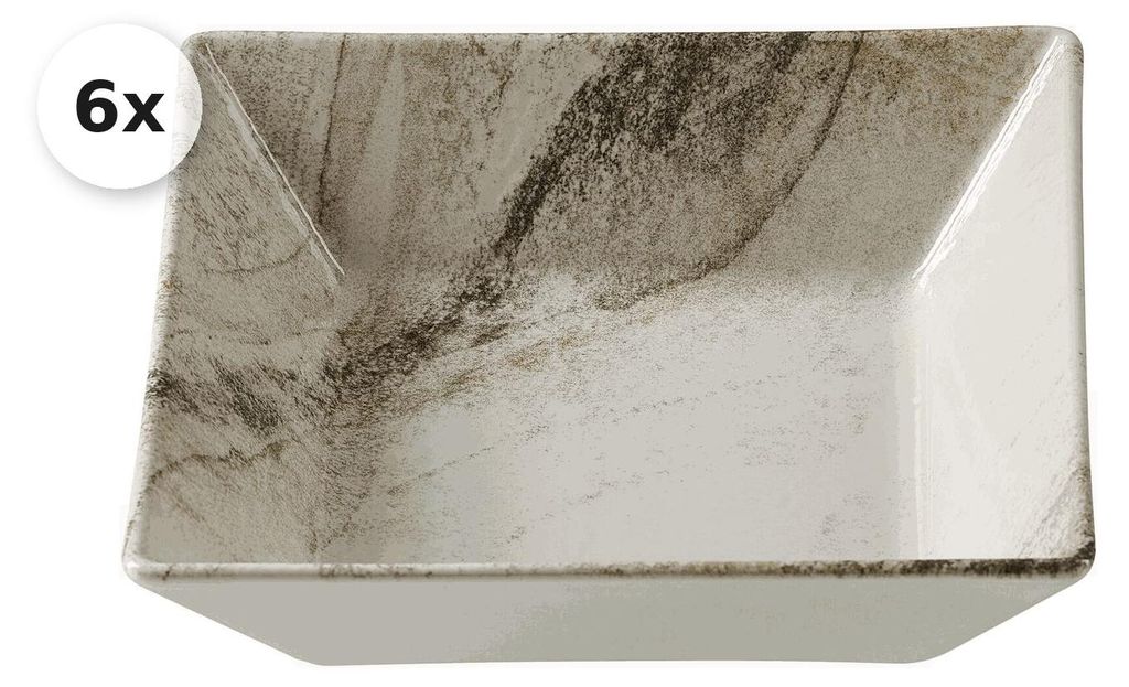 Servierschale 17x17cm / 800ml 6er Set Arezzo Produktbild 