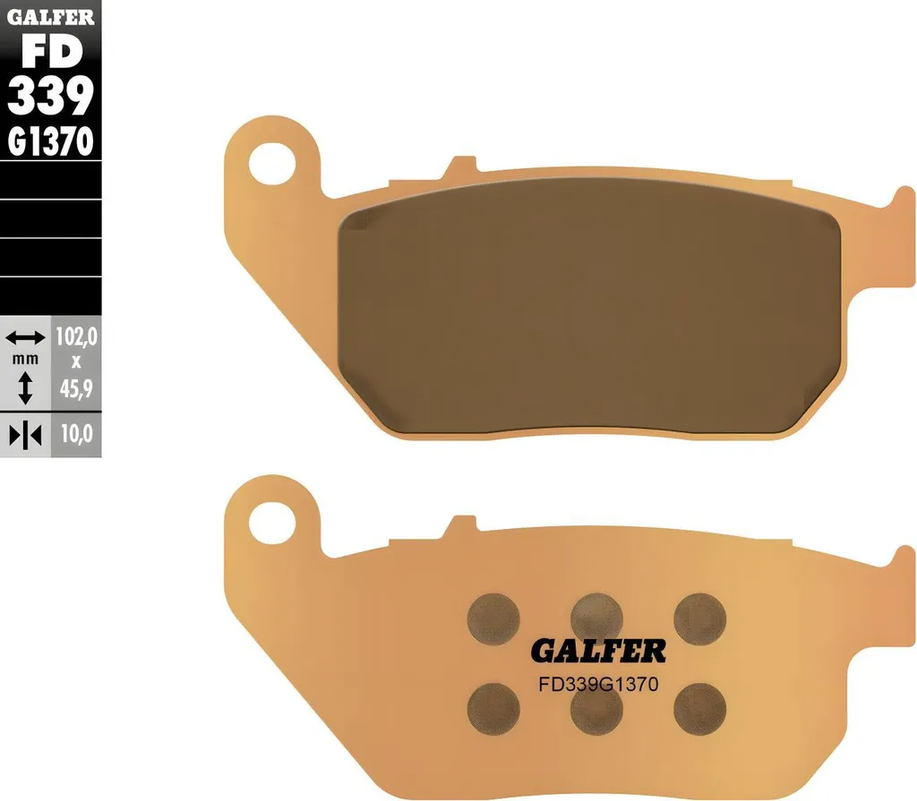 Plaquettes de frein avant pour Harley Davidson Nightster et Iron 883