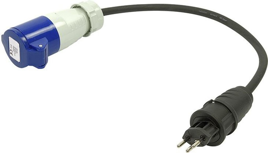 Adapterkabel 40cm 3x1,5mm² von Schweizer Stecker nach CEE
