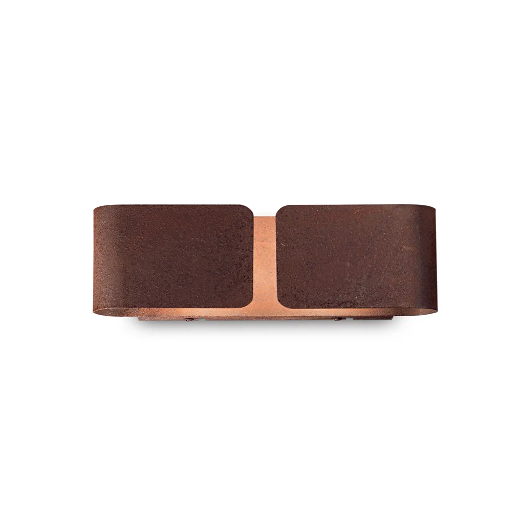 Éclairage miroir ou couloir : applique Clip Ap2 44cm rouille métal