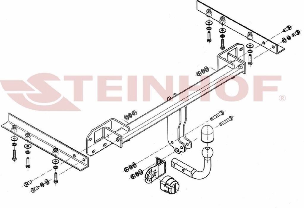 Z547994 Anhängerkupplung passend für SUBARU Legacy V 09/2009-2014 starr