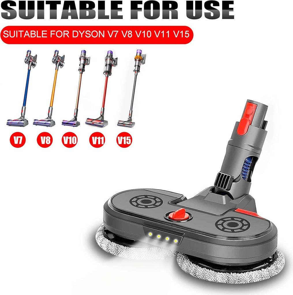 Zodight Elektrischer Wischaufsatz für Dyson V15 V11 V10 V8 Produktbild 2